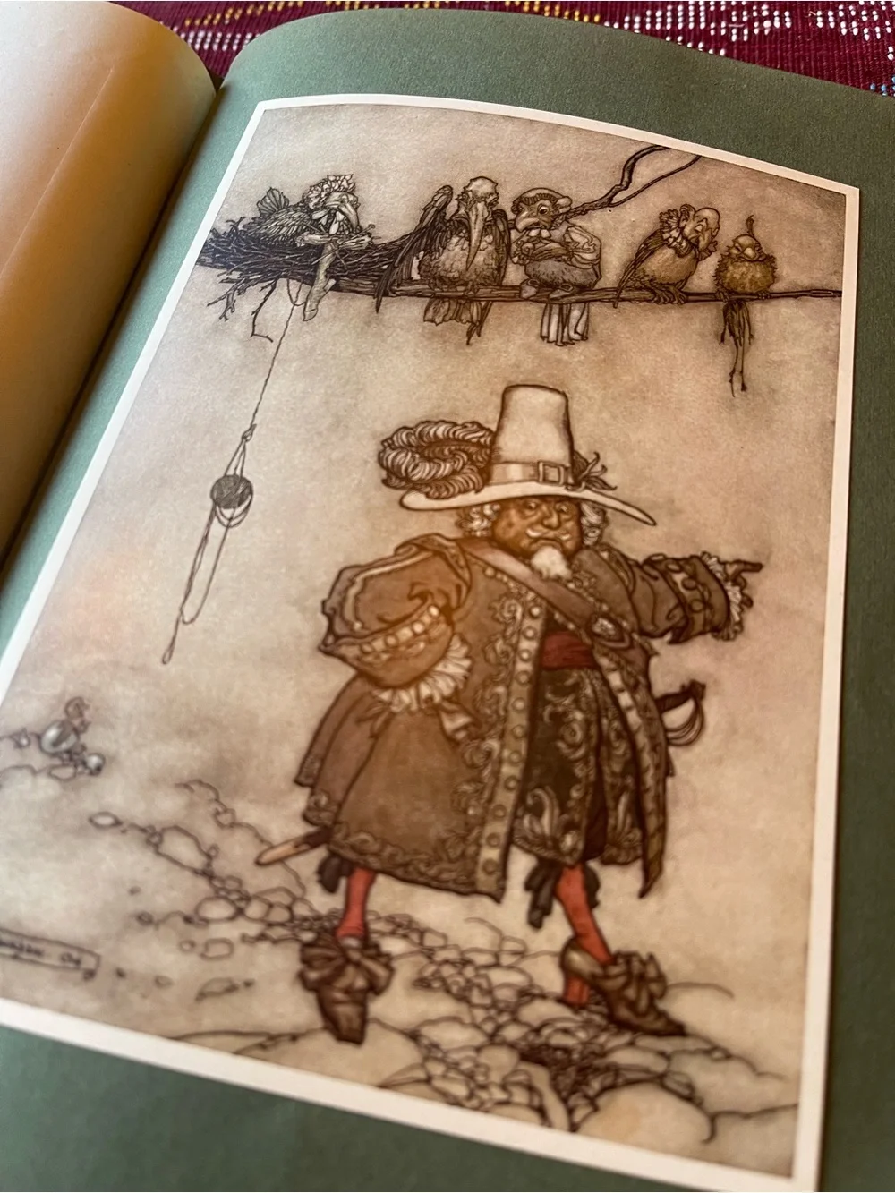 1908 Rip van Winkle w/ Rackham illustrations - Picture 8 of 9